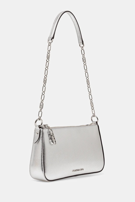 MICHAEL Michael Kors torebka skórzana 32S4S8EW6M srebrny SS25