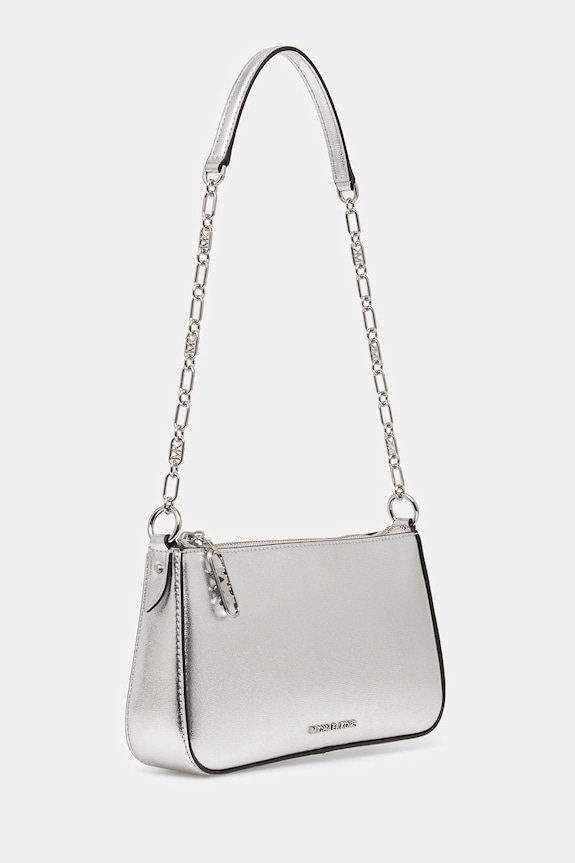 MICHAEL Michael Kors torebka skórzana 32S4S8EW6M srebrny SS25