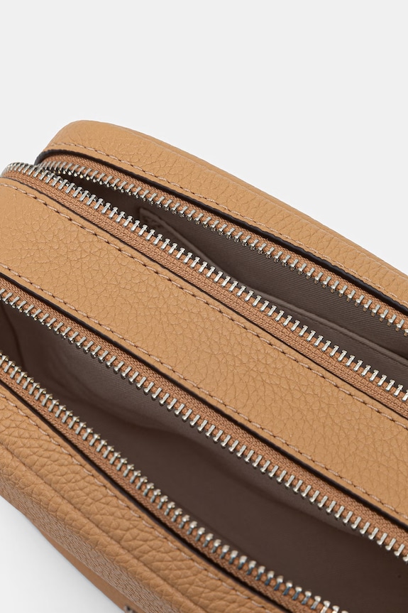Usnjena torbica MICHAEL Michael Kors 32S5SYTC5L bež