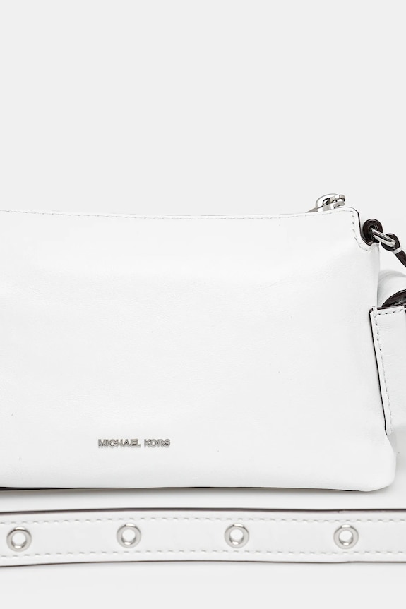 Αξεσουάρ Δερμάτινη τσάντα MICHAEL Michael Kors 32S5SM3C5Y λευκό