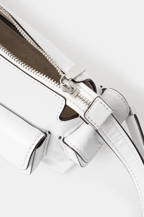 Δερμάτινη τσάντα MICHAEL Michael Kors 32S5SM3C5Y λευκό