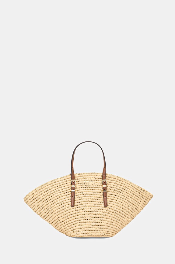 Τσάντα MICHAEL Michael Kors δεν χωράει Α4 μπεζ 30S5G9FT1W