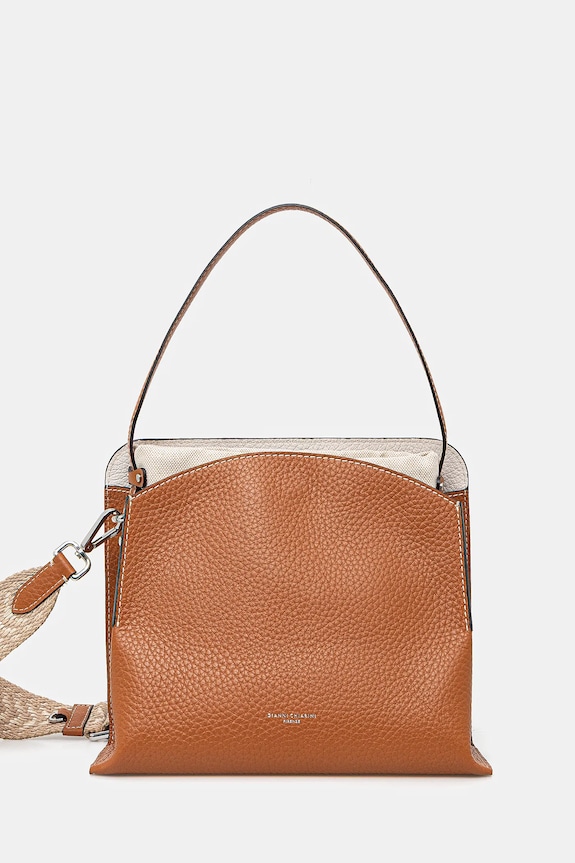 Gianni Chiarini torebka ASIA skóra licowa brązowy BS.11236.RNGDBL.NAETN