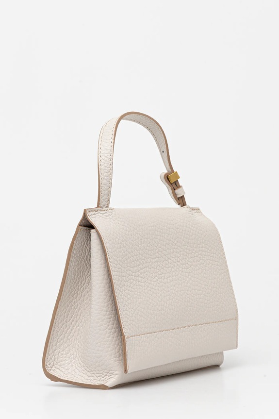Kožená kabelka Gianni Chiarini NICOLE BS.11335.TKL.NAETN bílá SS25