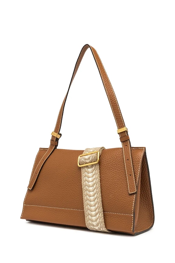 Kožená kabelka Gianni Chiarini NICOLE BS.11336.TKL.NAETN hnedá SS25