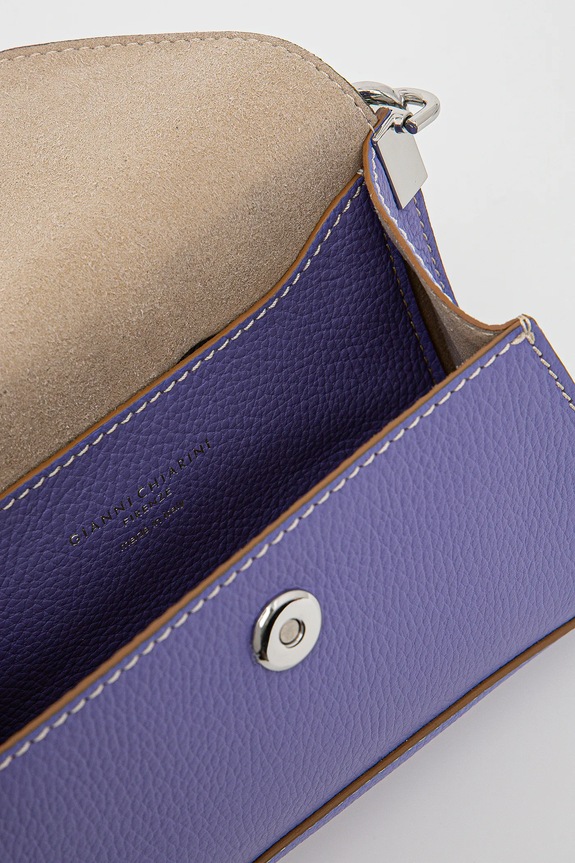 Gianni Chiarini torebka skórzana MARGOT fioletowy BS.11410.GRN.NABCL