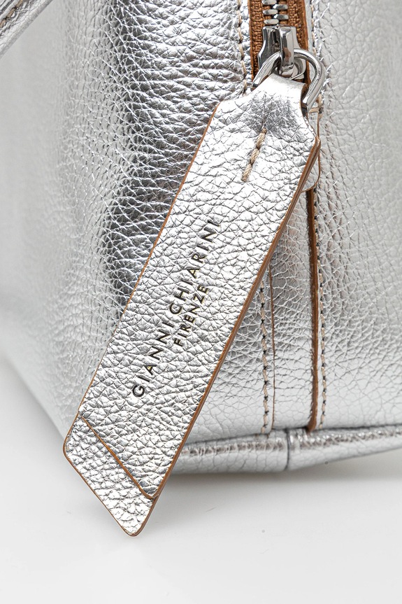 Gianni Chiarini geantă de piele ALIFA argintiu BS.8148.GTMET