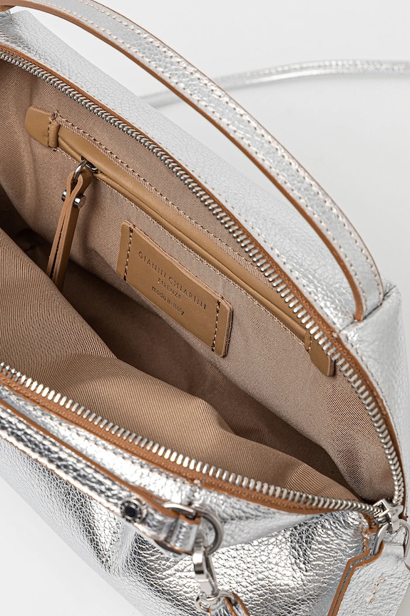 Gianni Chiarini geantă de piele ALIFA BS.8148.GTMET argintiu
