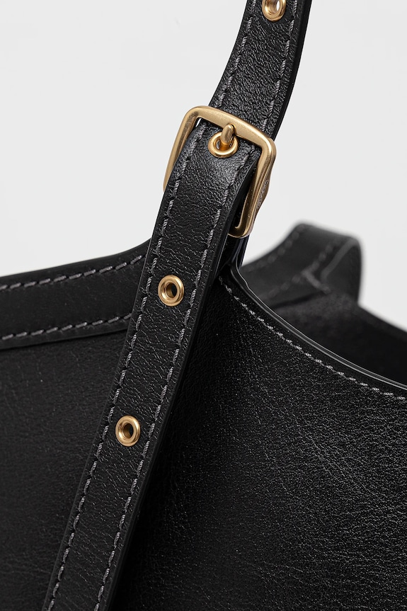 Кожена чанта Coach Gramercy Tote Bag черен CAM00