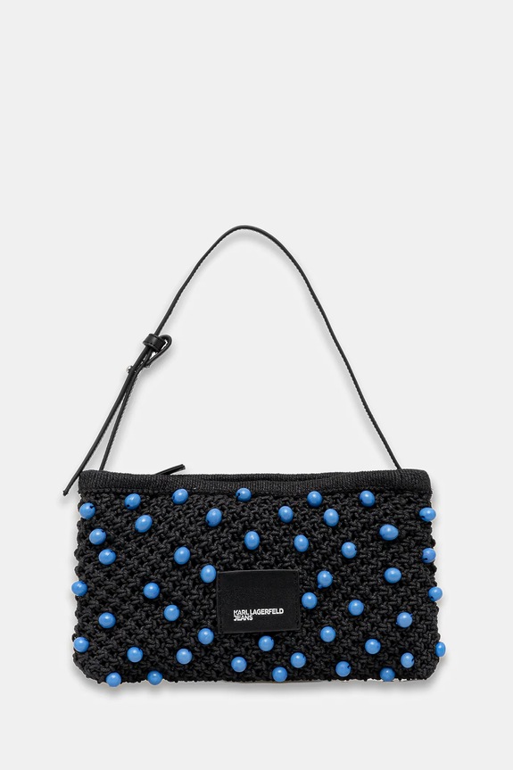 Karl Lagerfeld Jeans kézitáska textil fekete A2W30111