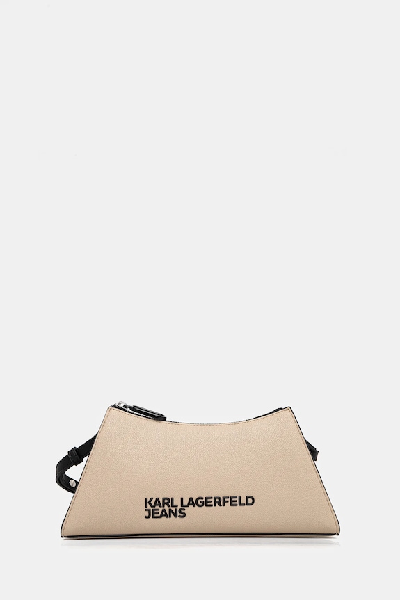Karl Lagerfeld Jeans torebka nie mieści A4 beżowy A2W30143