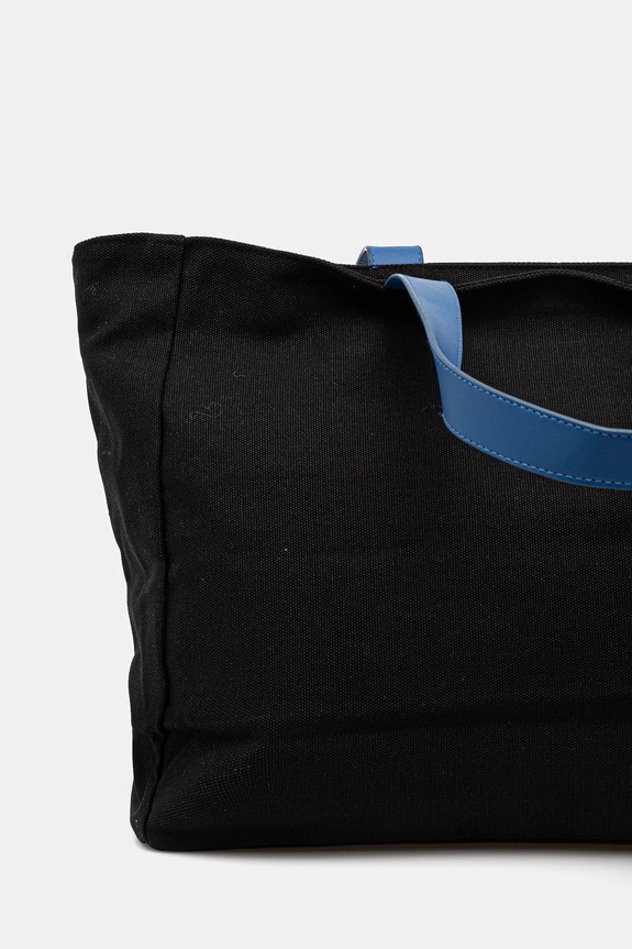 Αξεσουάρ Karl Lagerfeld Jeans shopper γυναικεία βαμβακερή A2W50004 μαύρο