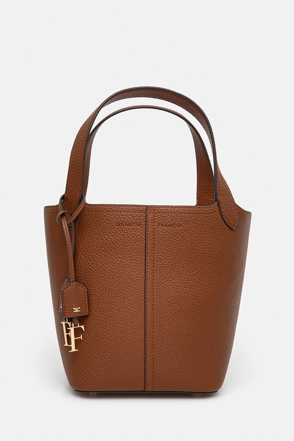 Elisabetta Franchi kézitáska szintetikus bőr barna BS93A52E2