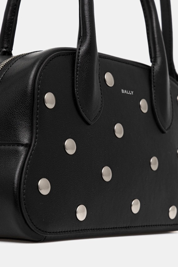 Kožna torba Bally crna WAS02L