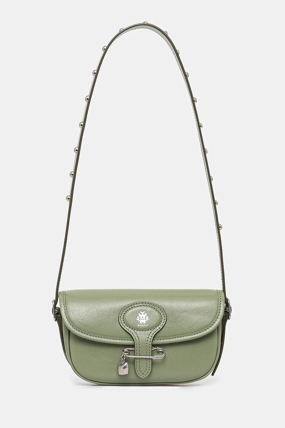 Bally bőr táska nappa bőr zöld WAC04C