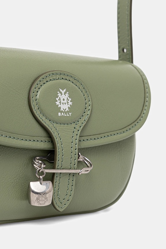 Bally bőr táska zöld WAC04C