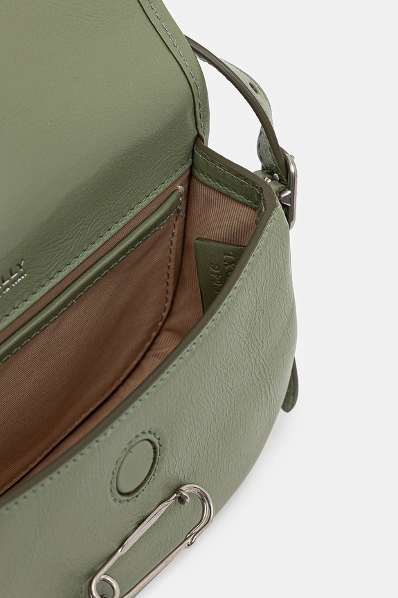 Bally bőr táska WAC04C zöld