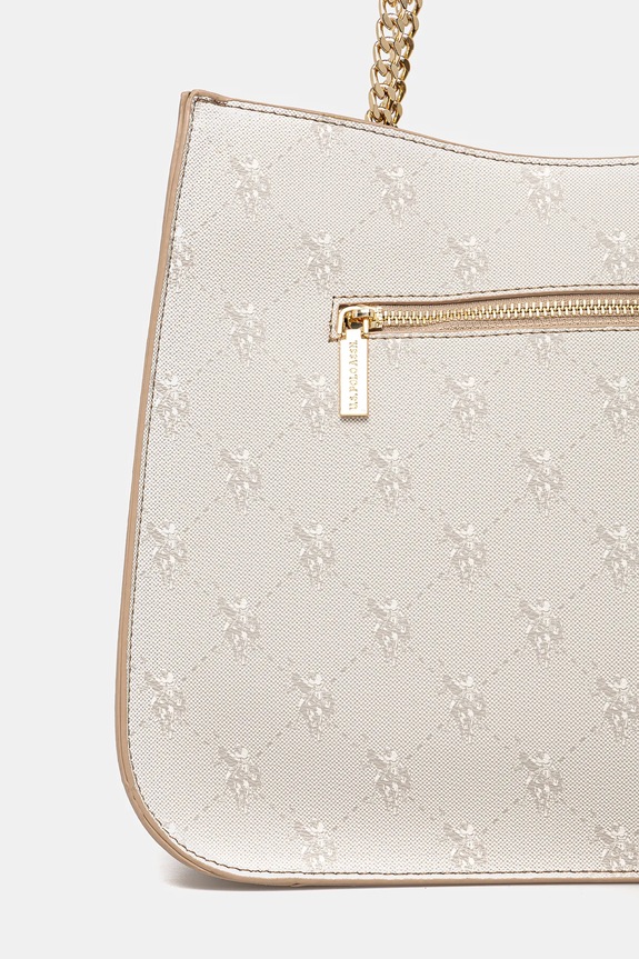 Doplňky Kabelka U.S. Polo Assn. HAMPTON BIUHD6233WVP béžová