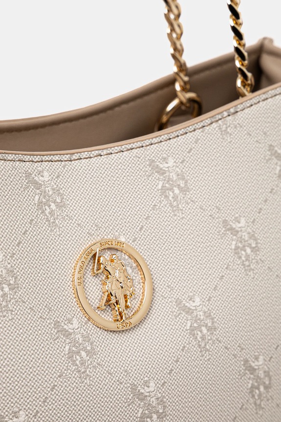 Kabelka U.S. Polo Assn. HAMPTON béžová BIUHD6233WVP