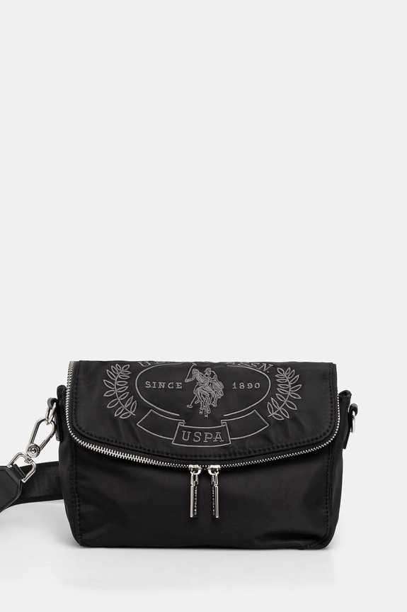 U.S. Polo Assn. kézitáska SPRINGFIELD textil fekete BEUPA6003WIP