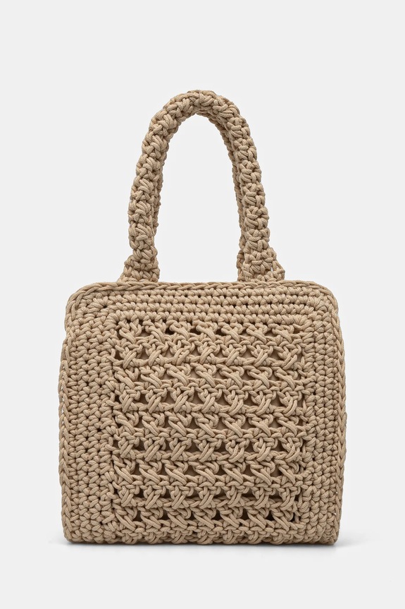 Abercrombie & Fitch kézitáska textil bézs KI154.5040.800