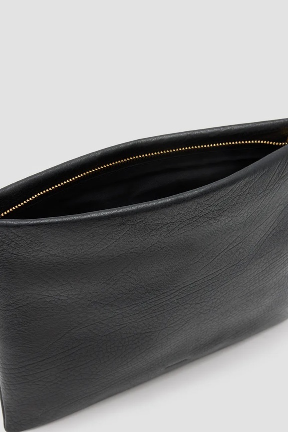 Kožené psaníčko AllSaints BETTINA černá W126XC