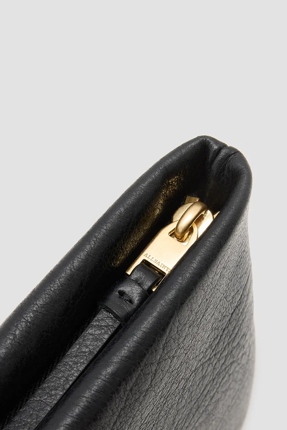 Kožené psaníčko AllSaints BETTINA W126XC černá