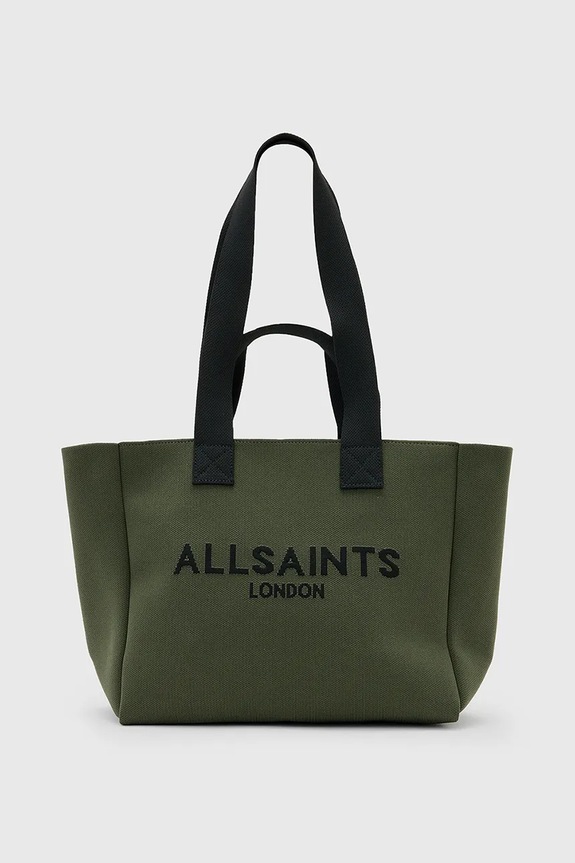 Kabelka AllSaints IZZY hladký zelená W167XB