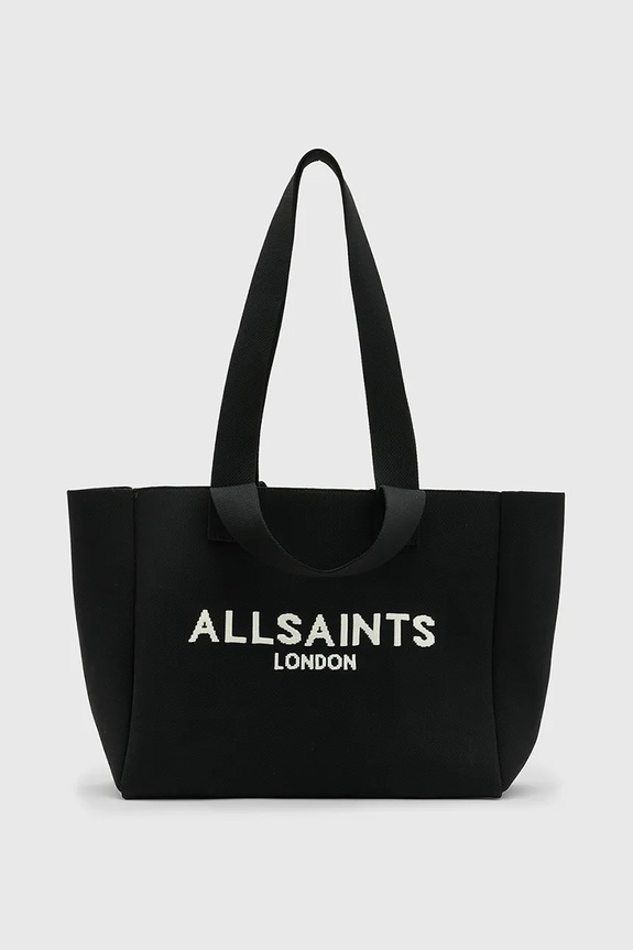 AllSaints torebka IZZY mieści A4 czarny W167XB