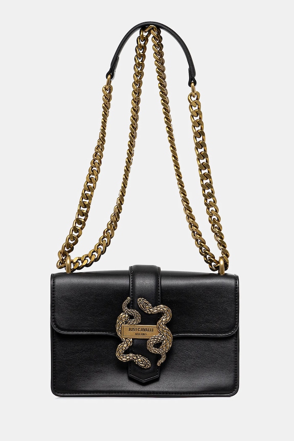 Just Cavalli torebka aplikacja czarny 78RA4BAF.ZSA89