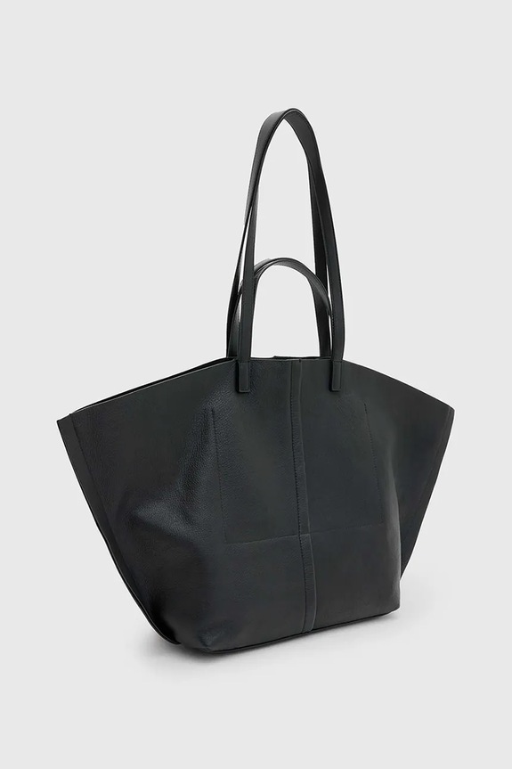 Kiegészítők AllSaints bőr táska PHOENIX W493XB fekete