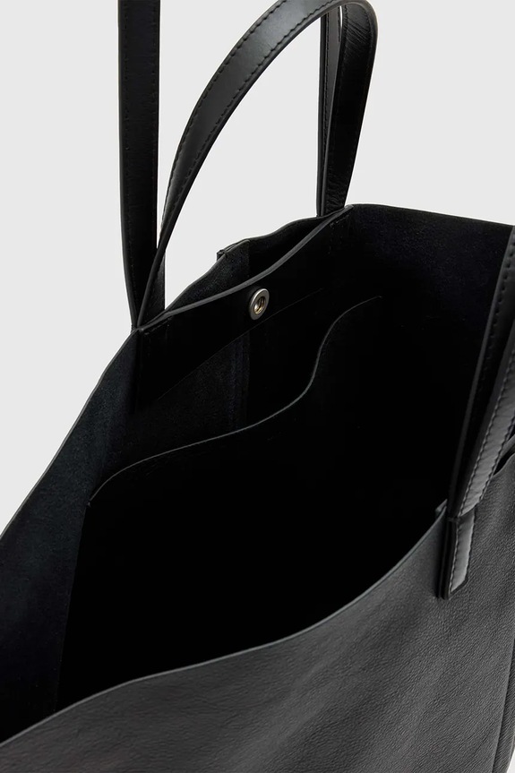 AllSaints bőr táska PHOENIX fekete W493XB