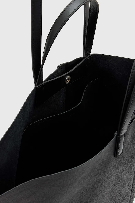 AllSaints bőr táska PHOENIX fekete W493XB
