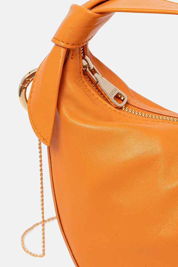 Guess torebka skórzana JOLIE pomarańczowy HWJOAA.P5202