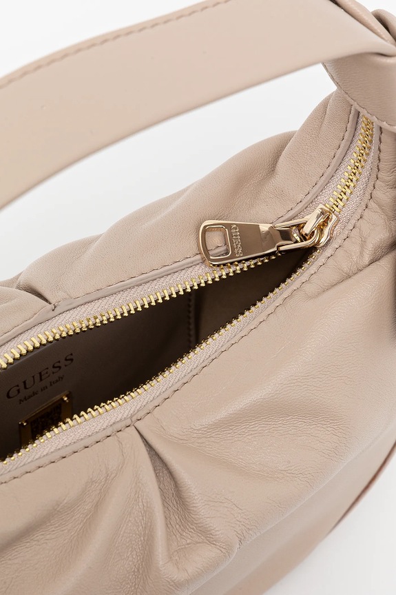 Guess torebka skórzana JOLIE HWJOAA.P5202 beżowy
