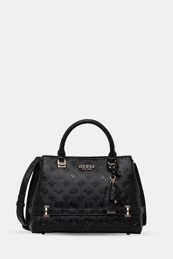 Guess torebka ZARELA nie mieści A4 czarny HWPD96.30060