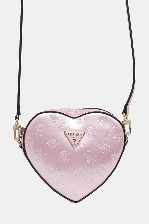 Guess torebka ARNELA imitacja skóry licowej różowy HWTG94.96770