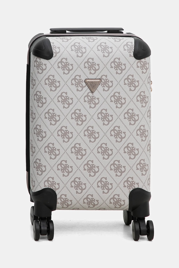 Βαλίτσα Guess BERTA απομίμηση λείου δέρματος γκρί TWOB86.88983