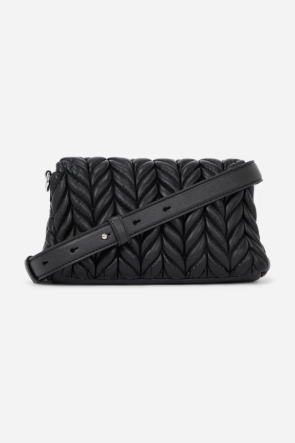 Karl Lagerfeld torebka K/WEAVE A2W30153 czarny SS25