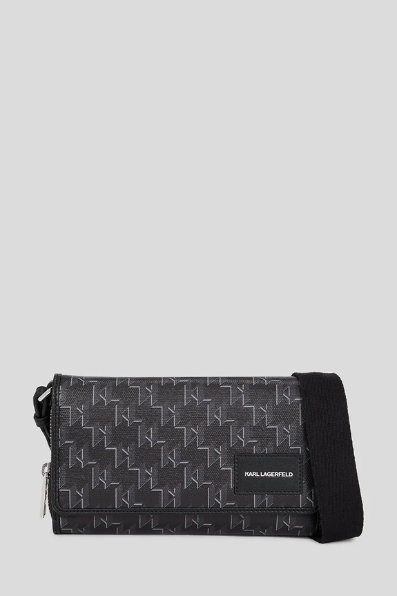 Karl Lagerfeld torebka K/VOYAGE nie mieści A4 czarny A2W32015