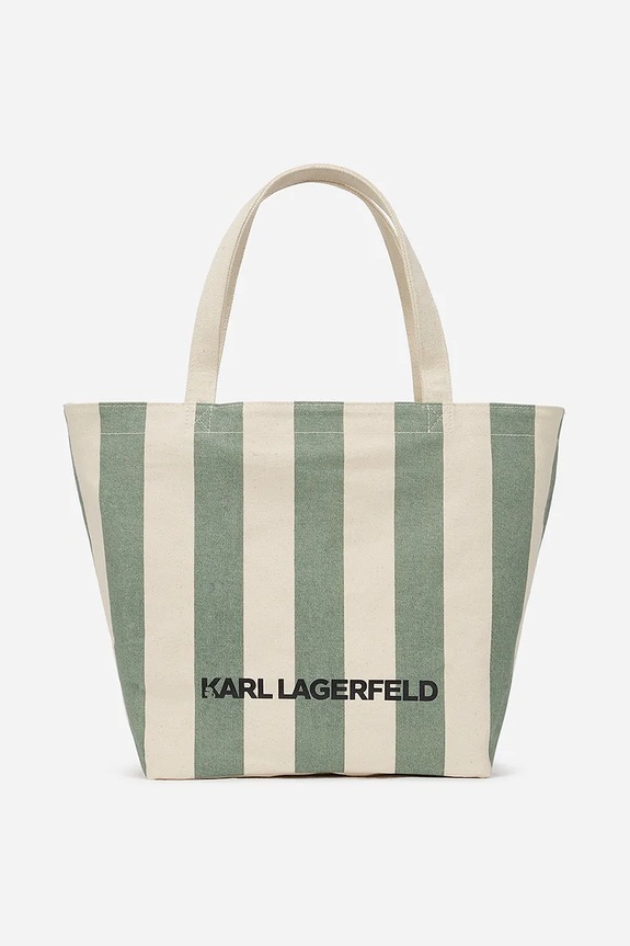 Doplňky Oboustranná kabelka Karl Lagerfeld A2W50003 béžová
