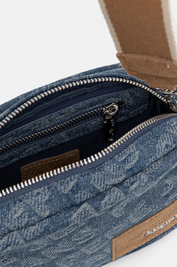 Kabelka Pepe Jeans BRIANAE DENIM PL031629 modrá