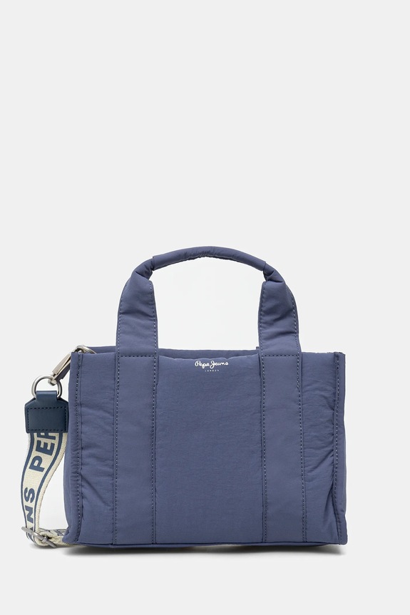 Pepe Jeans torebka ZADIE BLOSSOM nie mieści A4 niebieski PL031647