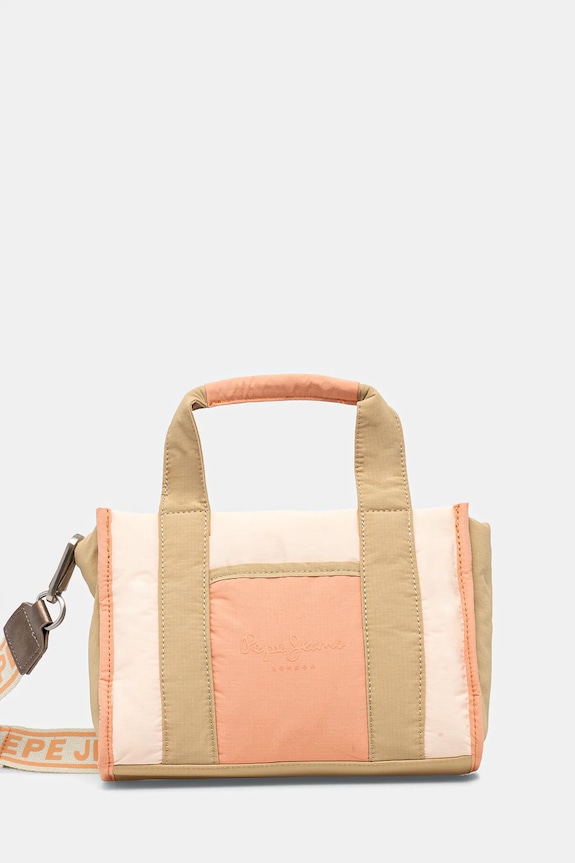 Torba Pepe Jeans ZADIE BLOOM premalo za format A4 bež PL031652