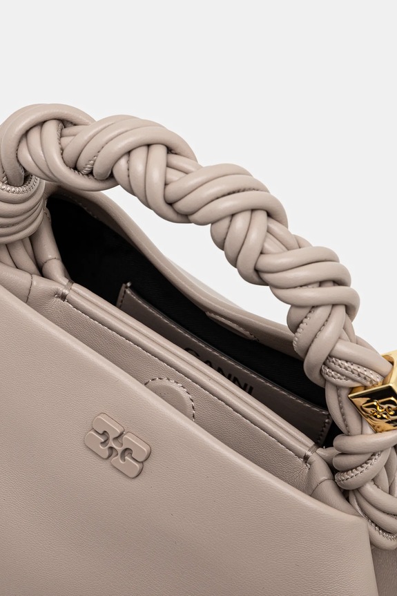 GANNI torebka Bou Bag Small A5245 beżowy