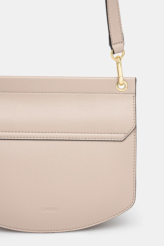 Akcesoria GANNI torebka Apo-G Bag Small A6460 beżowy