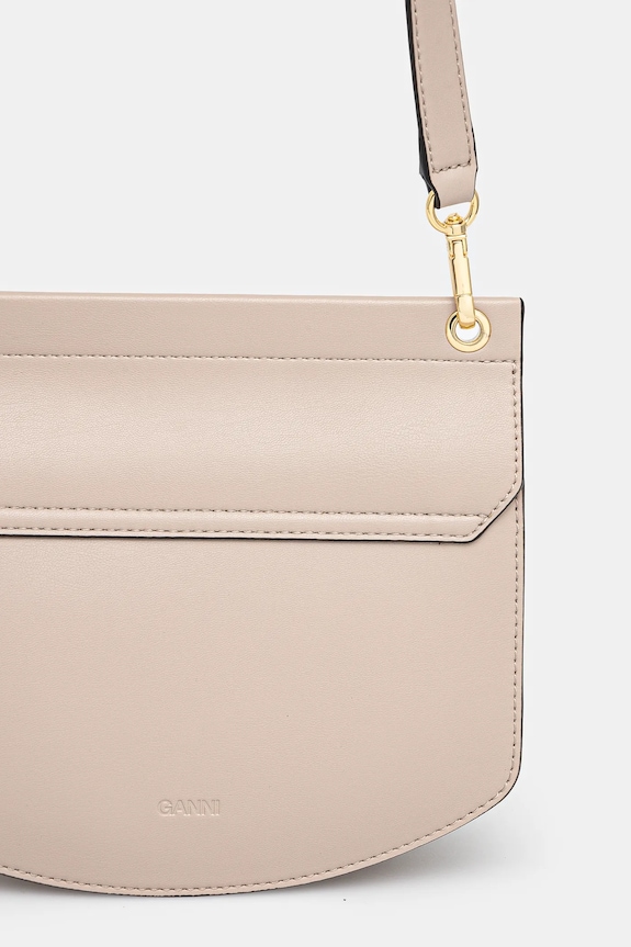 Akcesoria GANNI torebka Apo-G Bag Small A6460 beżowy