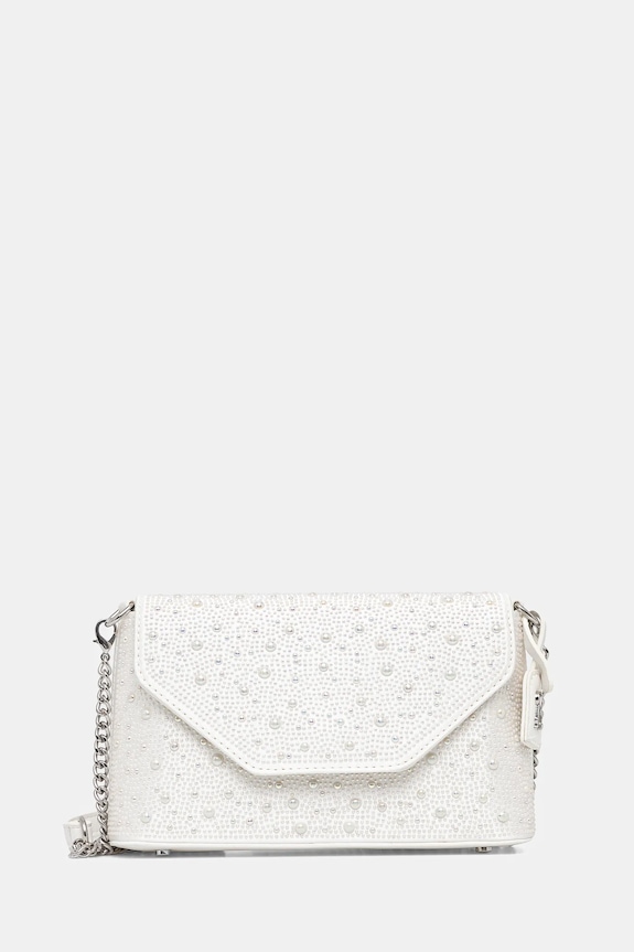 Kabelka Steve Madden Breem nášivka béžová SM13001716