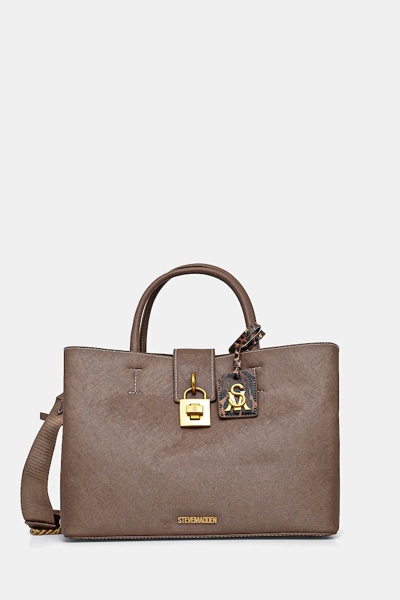 Τσάντα Steve Madden Bkess-L συνθετικό καφέ SM13001642