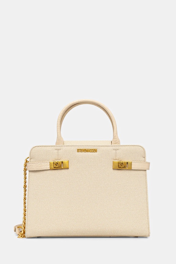 Kabelka Steve Madden Blorens nášivka béžová SM13001647